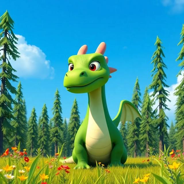 Portada del libro de la historia titulada: El Dragón que No Podía Volar