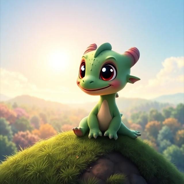 Portada del libro de la historia titulada: El dragón que no quería asustar