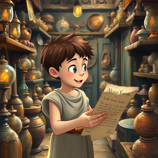 Book cover of the story titled: El Legado de Alexios