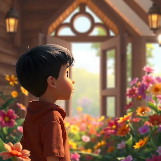 Portada del libro de la historia titulada: El misterioso jardín de la abuela