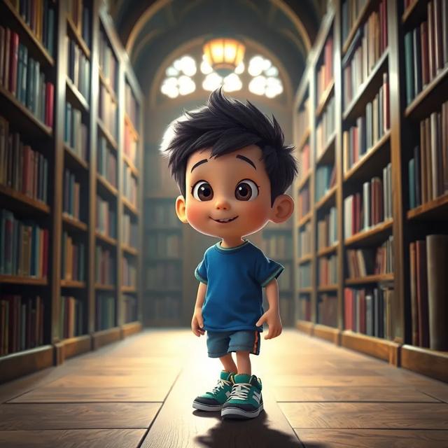 Portada del libro de la historia titulada: El misterioso libro de cuentos