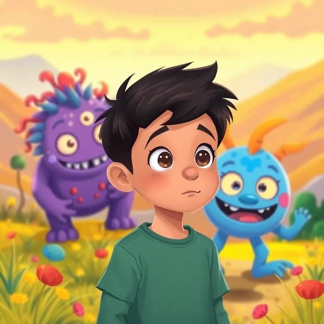 Portada del libro de la historia titulada: El Monstruo de las Emociones
