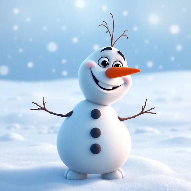 Portada del libro de la historia titulada: El Muñeco de Nieve que Quería Ser Amigo