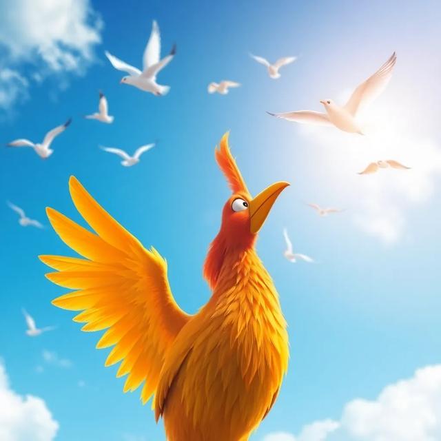 Portada del libro de la historia titulada: El pato que quería volar