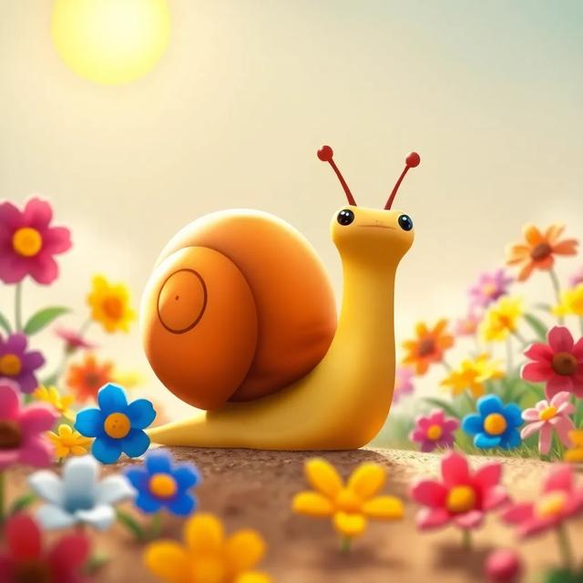 Portada del libro de la historia titulada: El pequeño caracol y su gran viaje
