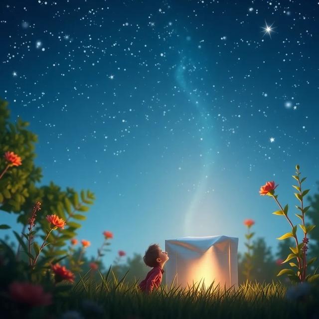 Portada del libro de la historia titulada: El pequeño regalo de la luna