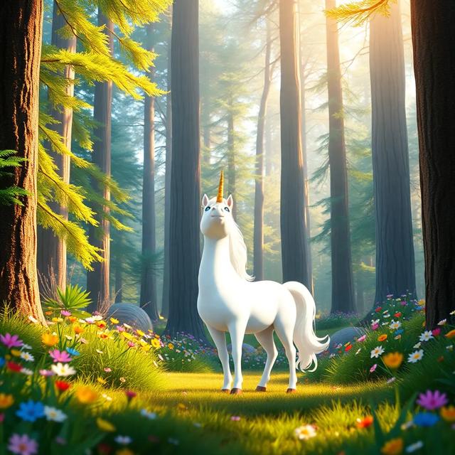 Portada del libro de la historia titulada: El pequeño unicornio y su arcoíris