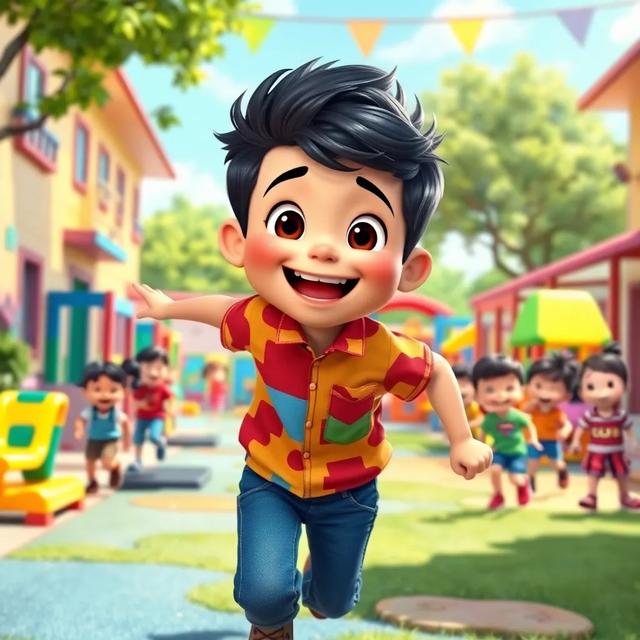 Portada del libro de la historia titulada: El Primer Día de Clases de Mateo