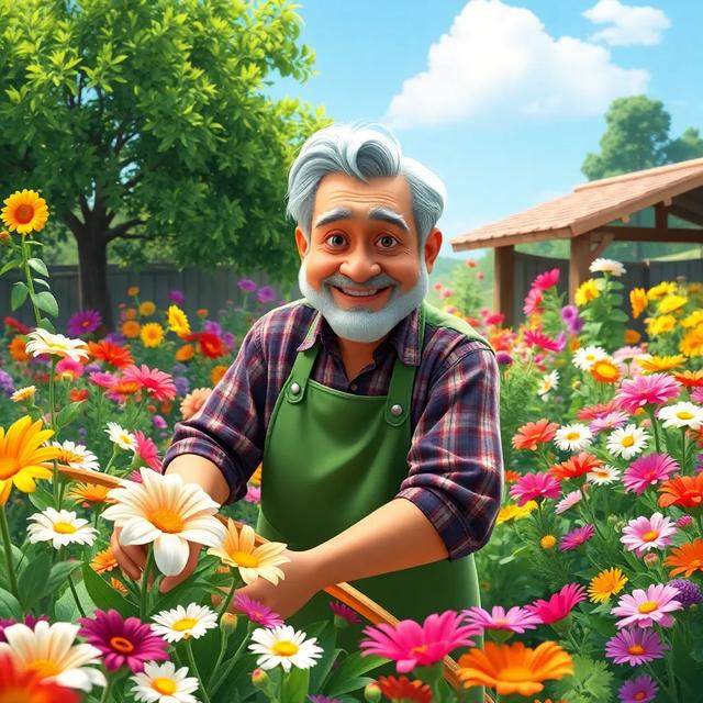 Portada del libro de la historia titulada: El secreto del jardinero