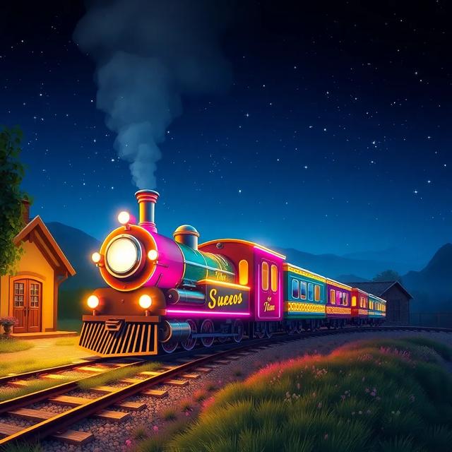 Portada del libro de la historia titulada: El tren de los sueños