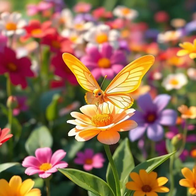 Portada del libro de la historia titulada: El viaje de la mariposa dorada