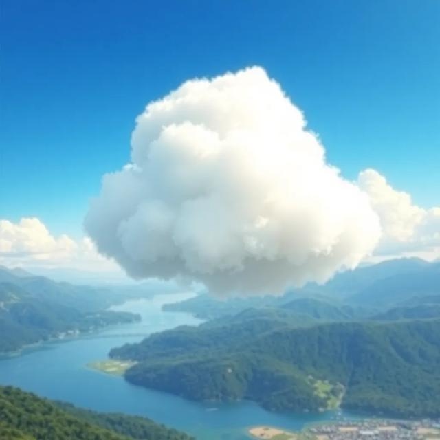 Portada del libro de la historia titulada: El viaje de la nube soñadora