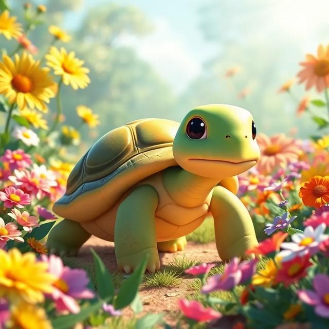 Portada del libro de la historia titulada: El viaje de la tortuga despacito