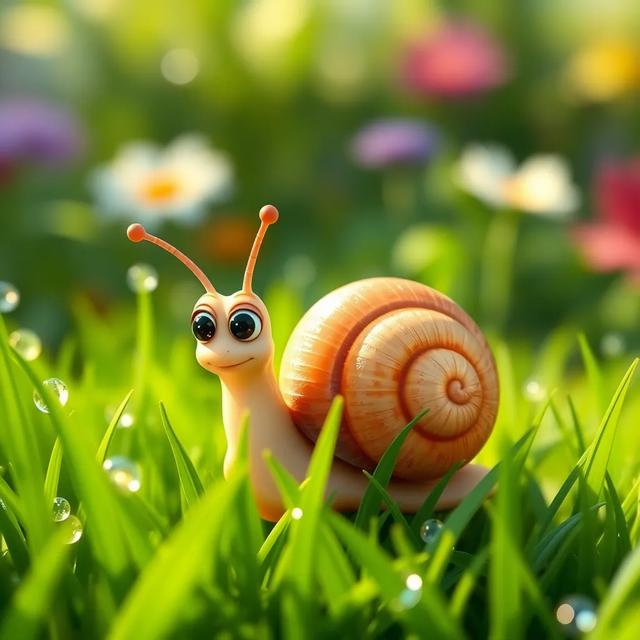 Portada del libro de la historia titulada: El viaje del pequeño caracol
