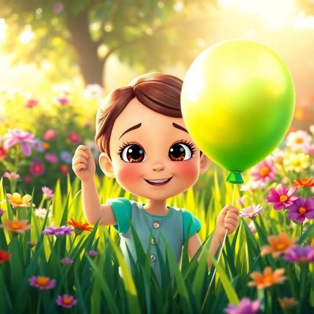 Book cover of the story titled: Ella and the Fairy Balloon