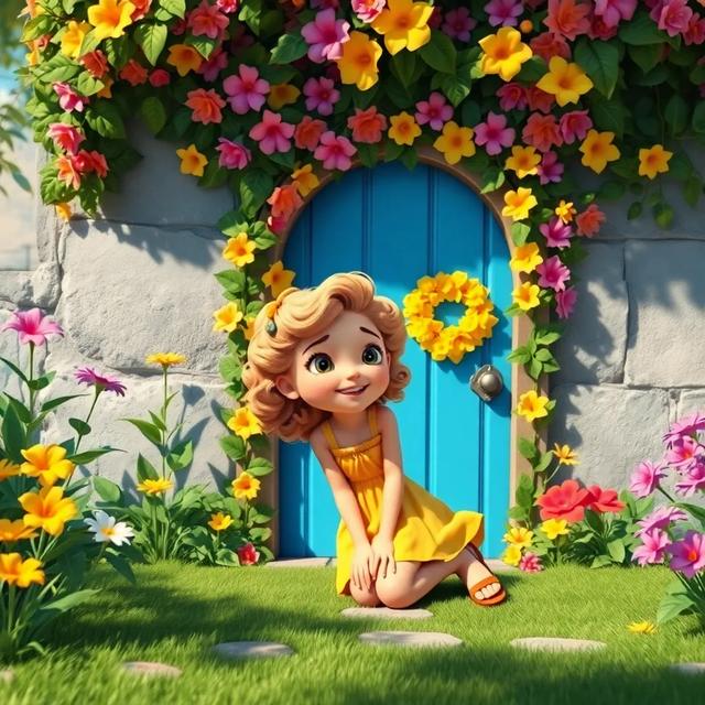 Book cover of the story titled: Ella and the Fairy Door
