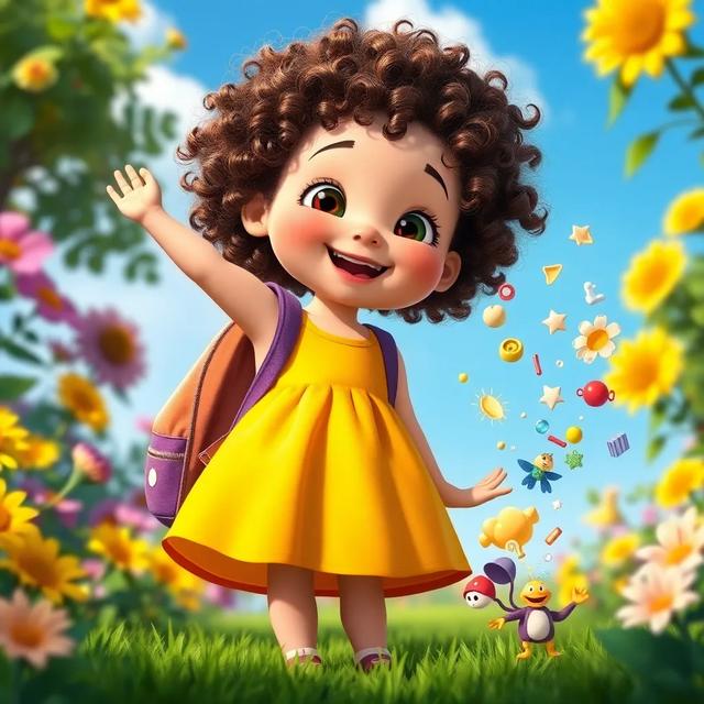 Book cover of the story titled: Ella's Magical Backpack
