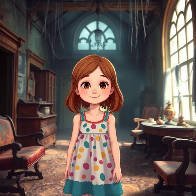 Book cover of the story titled: Emily and the Ghost of the Mansion