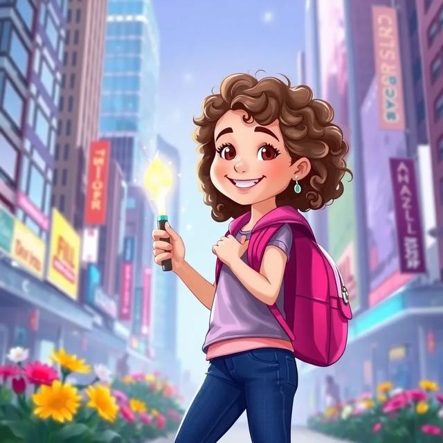 Book cover of the story titled: Emily and the Magic Wand
