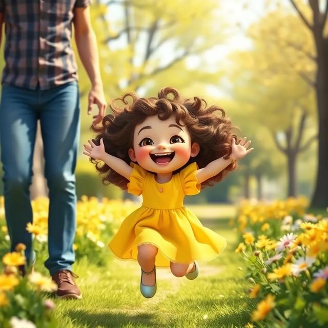 Book cover of the story titled: Emma and Her Dad's World Adventure