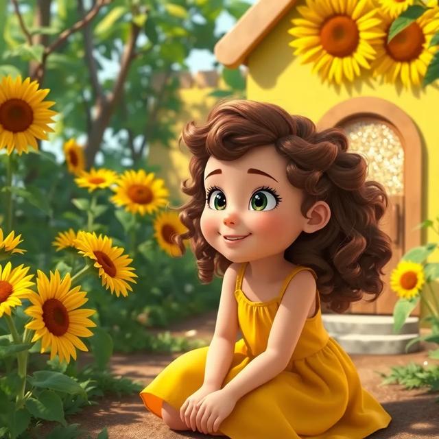 Book cover of the story titled: Emma's Magical Garden Adventure