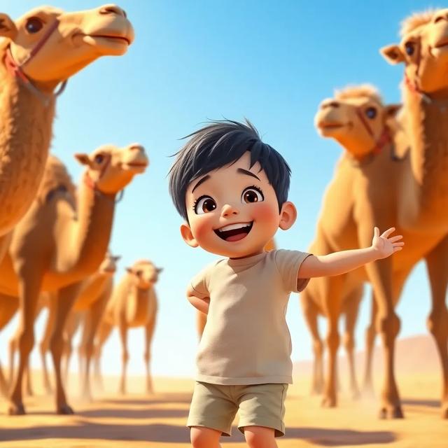 Book cover of the story titled: Farha the Fast Camel