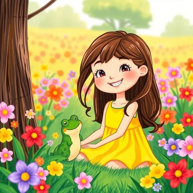 Book cover of the story titled: Fina's Colorful Picnic Adventure