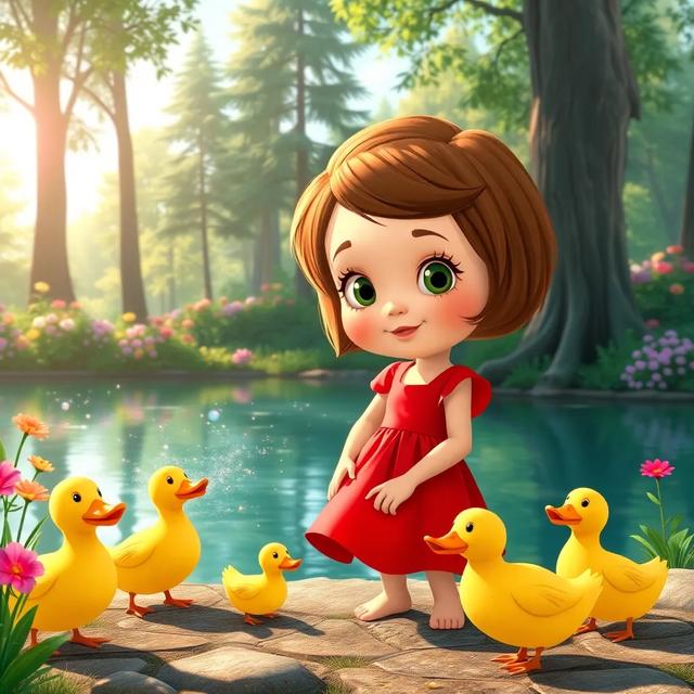 Book cover of the story titled: Gussy and the Duck Friends