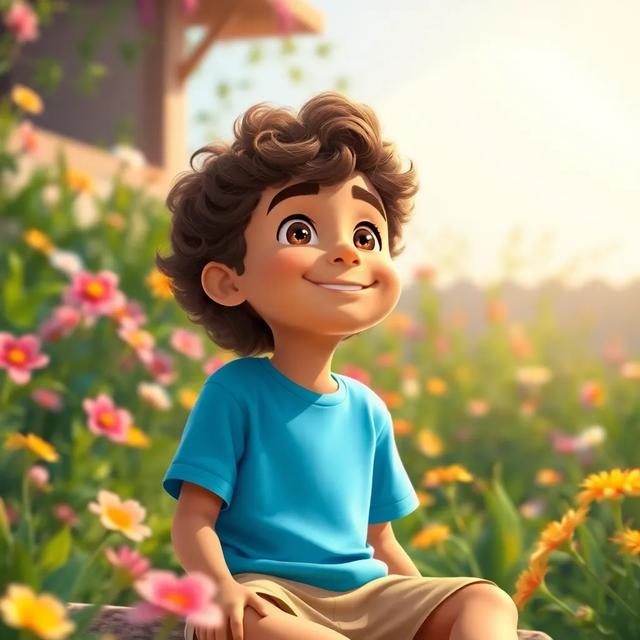 Book cover of the story titled: Hamza and His Feathered Friends