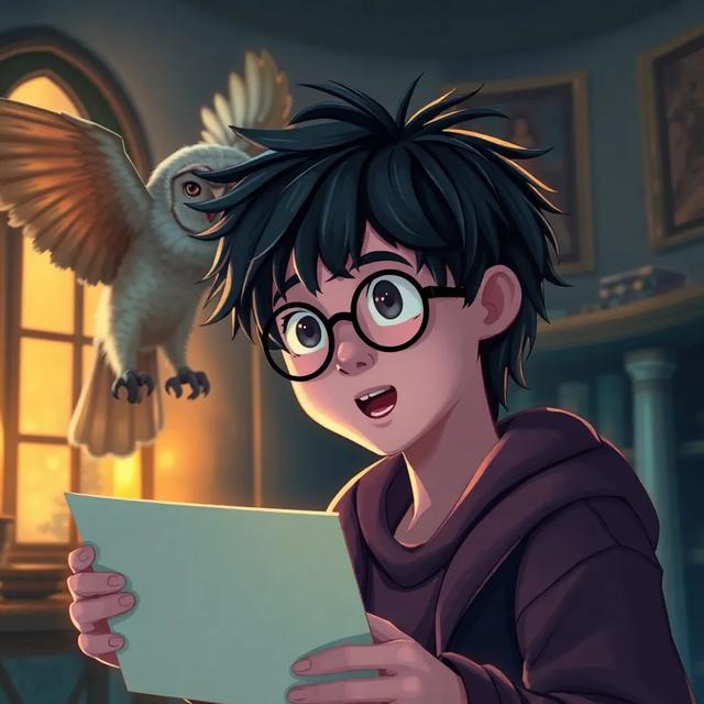 Book cover of the story titled: Harry Potter and the Enchanted Adventure
