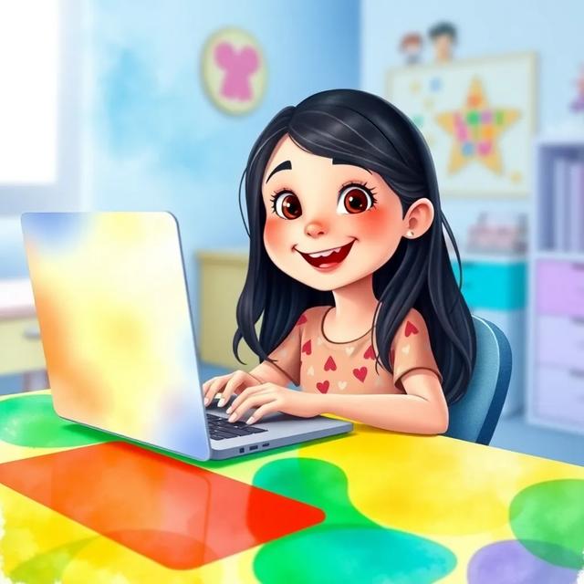 Capa do livro da história intitulada: Heloísa e o Mundo do Computador