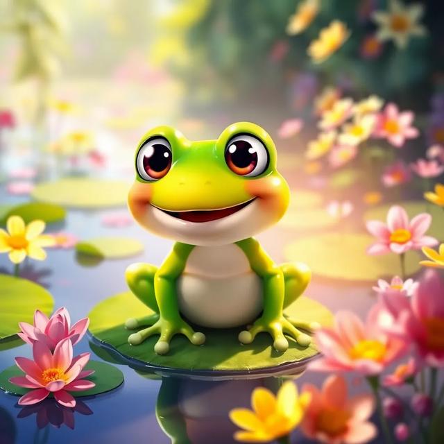 Book cover of the story titled: Hoppy the Frog's Leap Day