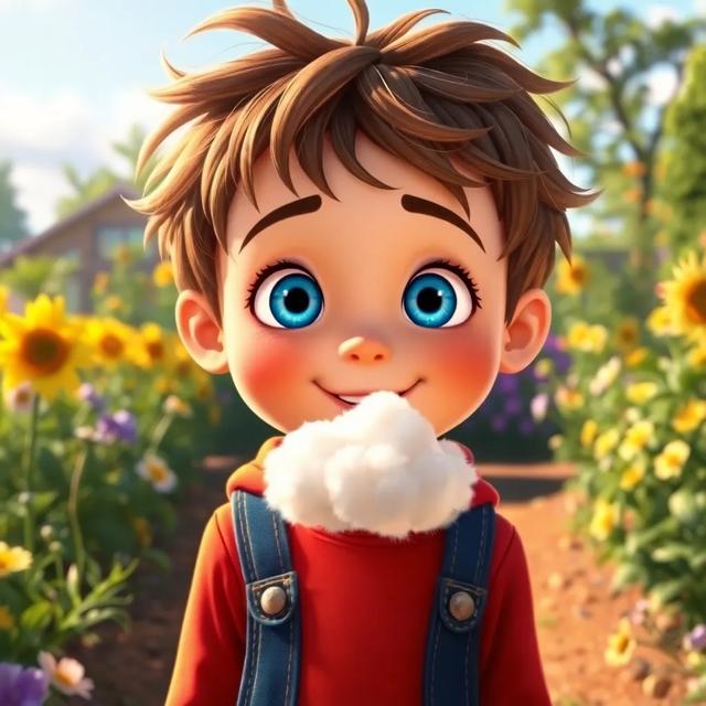 Book cover of the story titled: Jack and the Little Cloud
