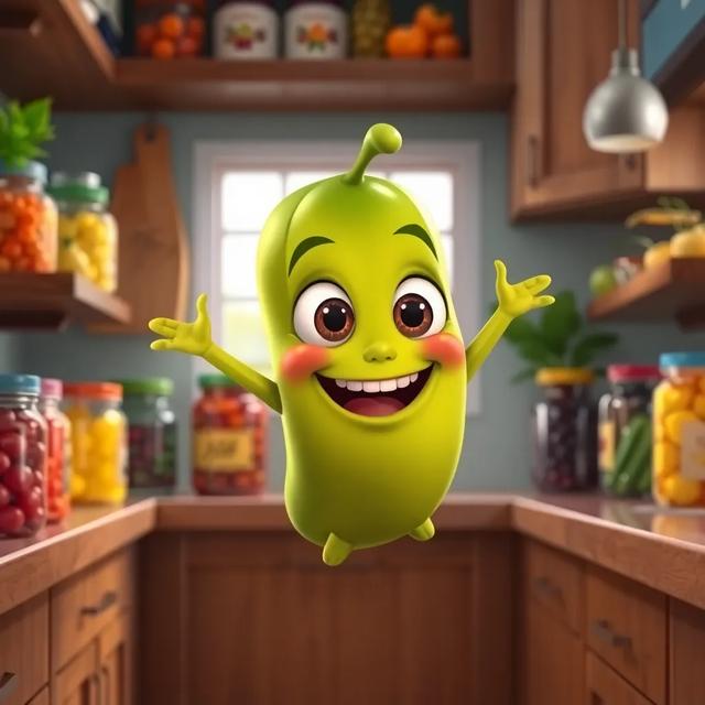 Book cover of the story titled: James the Pickle's Adventure