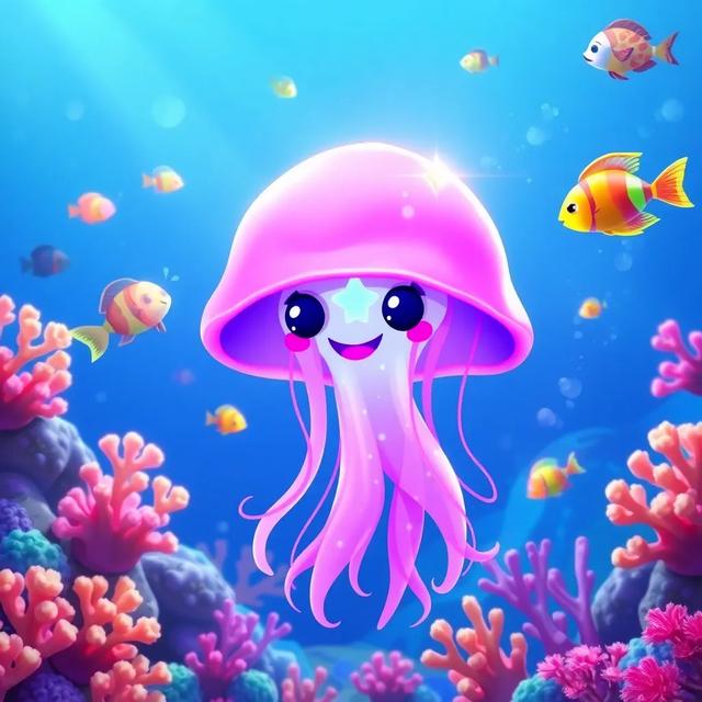 Book cover of the story titled: Jelly the Jellyfish's Jam Sandwich