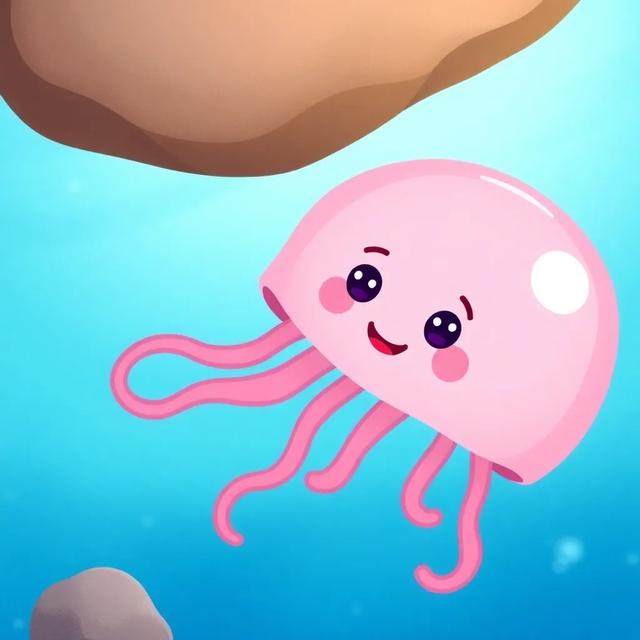 Book cover of the story titled: Jelly the Scared Jellyfish