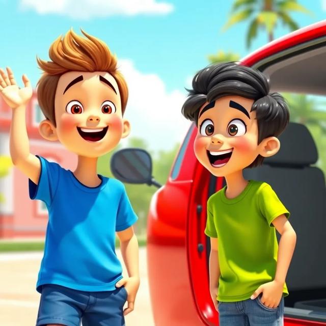 Book cover of the story titled: Jimmy and Shivay's Camping Adventure