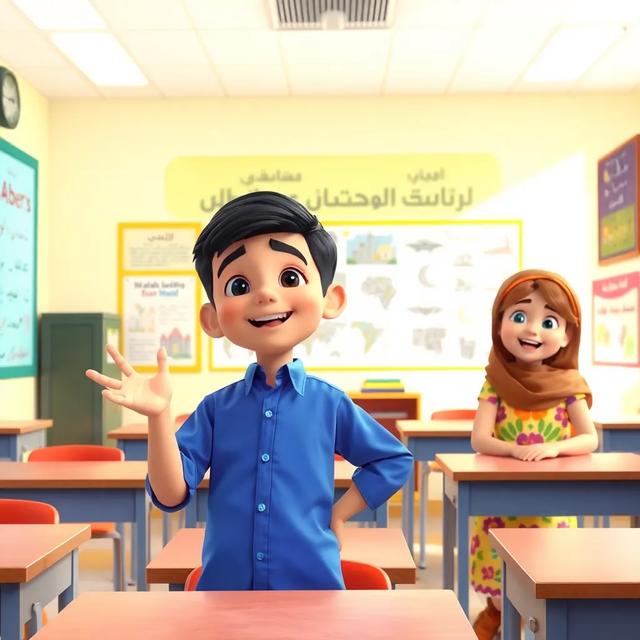 Book cover of the story titled: Jubeir and Shakira's Special Lesson