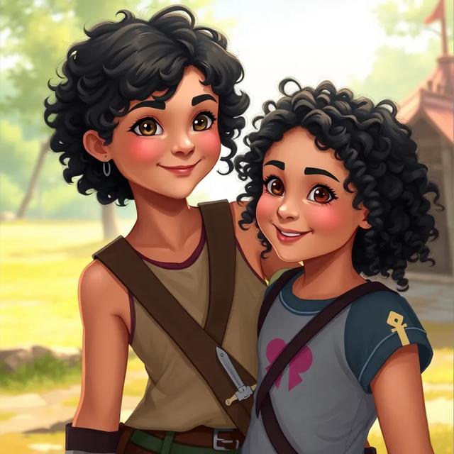 Book cover of the story titled: Kaia and Percy: A Heroic Friendship