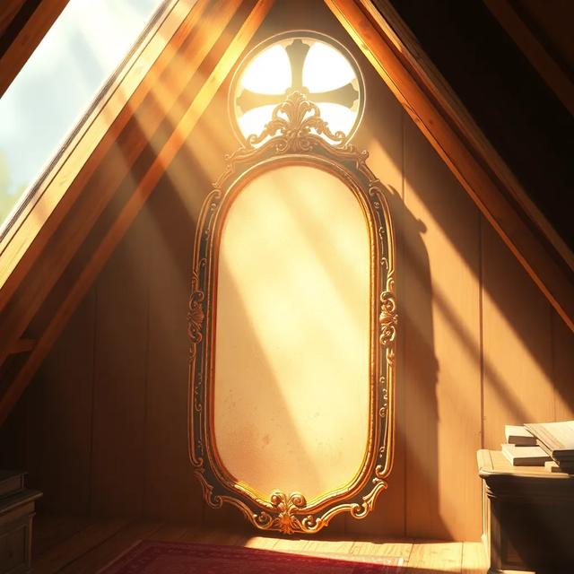 Book cover of the story titled: Kathy and the Mysterious Mirror