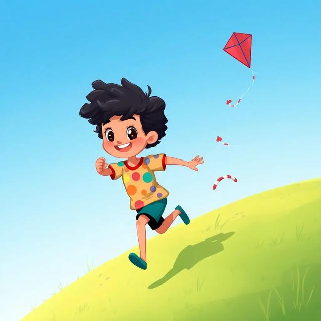 Book cover of the story titled: Khalid's Kite Adventure