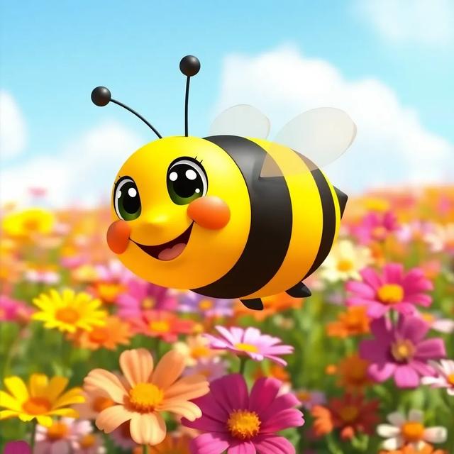 Portada del libro de la historia titulada: La abejita y la flor que no quería crecer