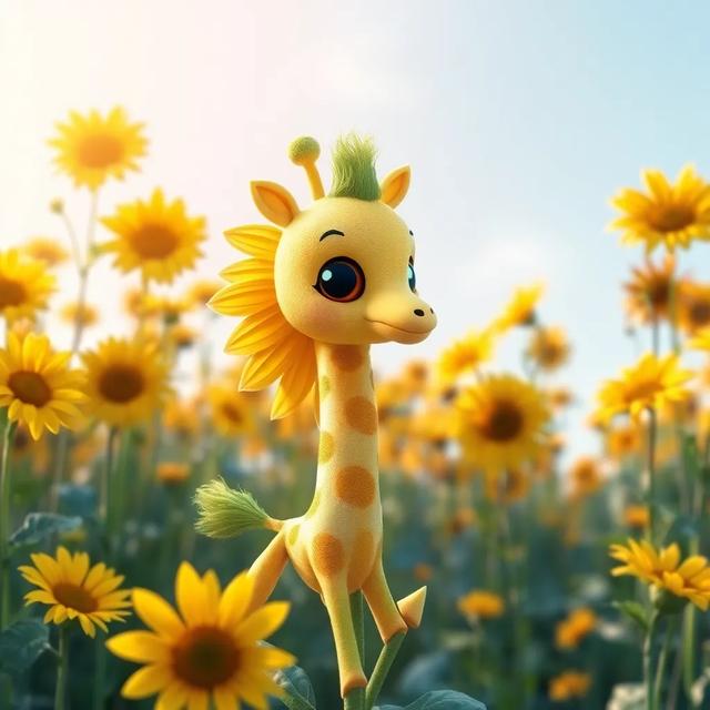 Portada del libro de la historia titulada: La alegría del pequeño girasol