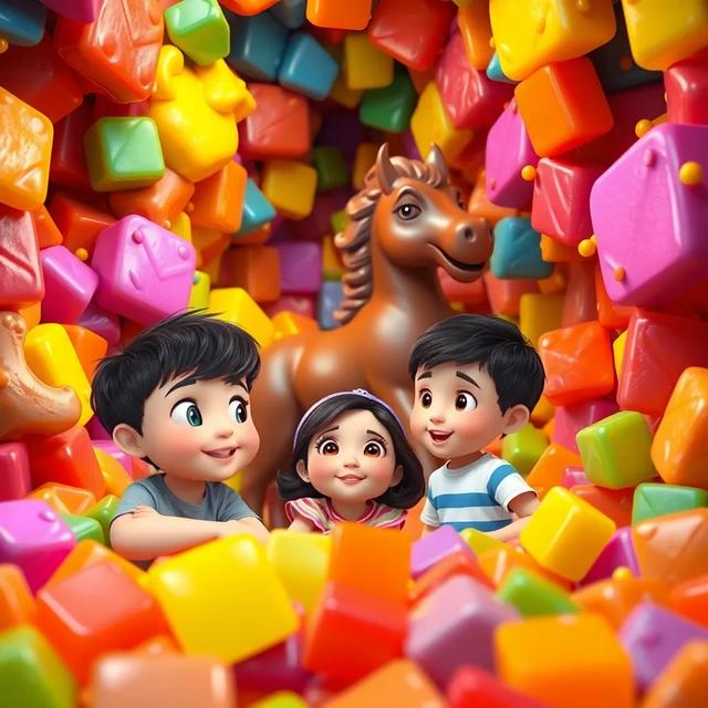 Portada del libro de la historia titulada: La aventura de los dulces