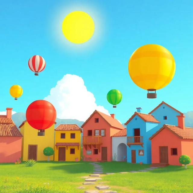 Portada del libro de la historia titulada: La carrera de los globos