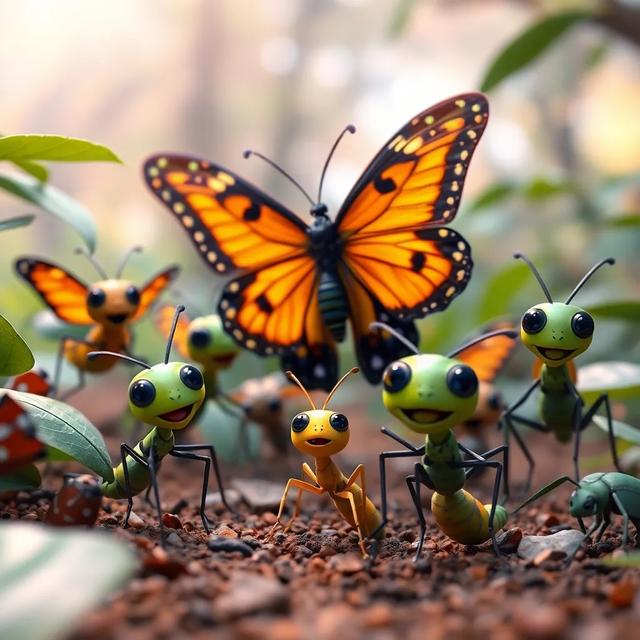 Portada del libro de la historia titulada: La carrera de los insectos