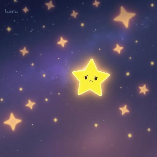 Portada del libro de la historia titulada: La estrella que quería brillar