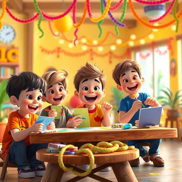 Portada del libro de la historia titulada: La fiesta de los amigos invisibles