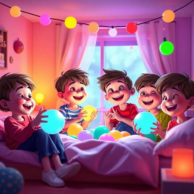 Portada del libro de la historia titulada: La fiesta de los amigos invisibles