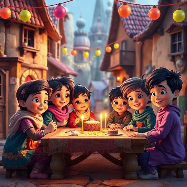 Portada del libro de la historia titulada: La Fiesta de los Amigos Invisibles